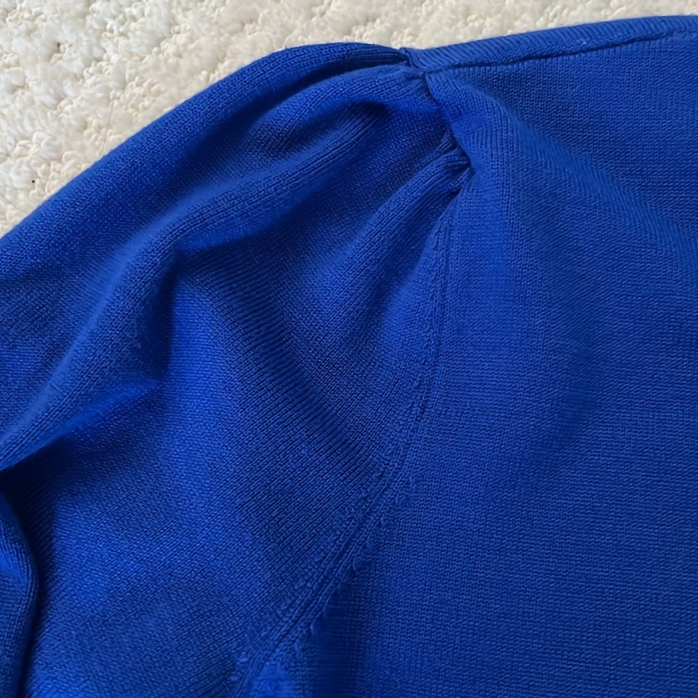 Women's Crewneck Sweater in Royal Blue - Picture 4 of 10